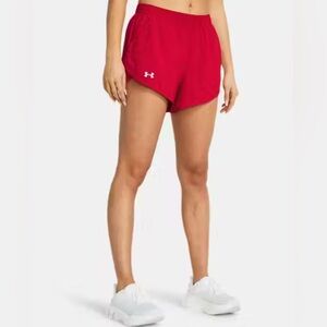 Under armor red shorts size M